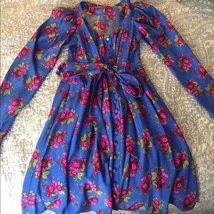 Betsey Johnson Garden Party Long Sleeve Dress